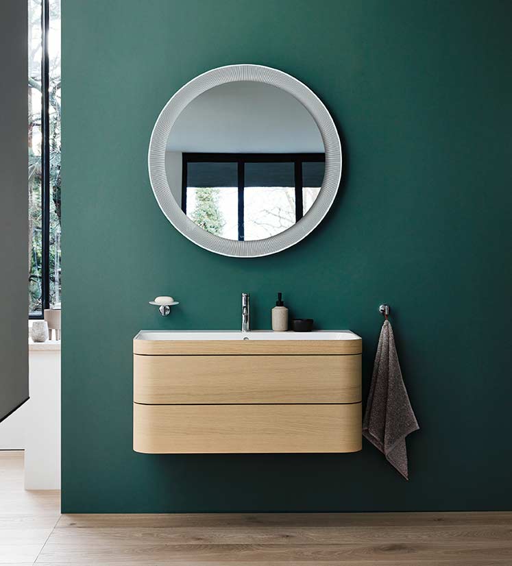 Designer furniture washbasin by Duravit