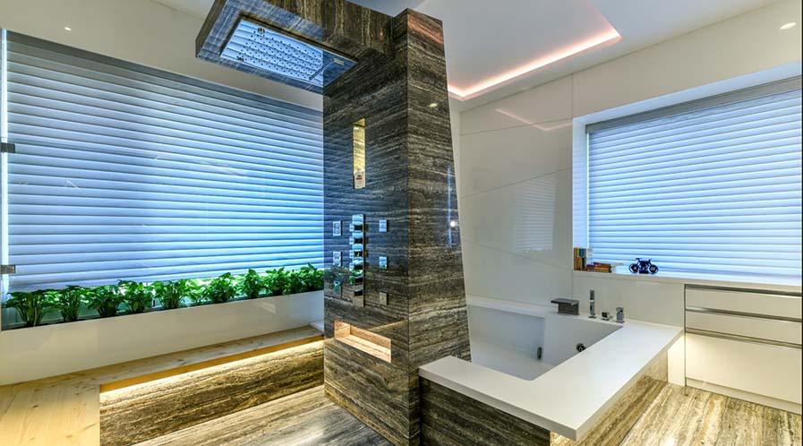 Luxurious washroom design