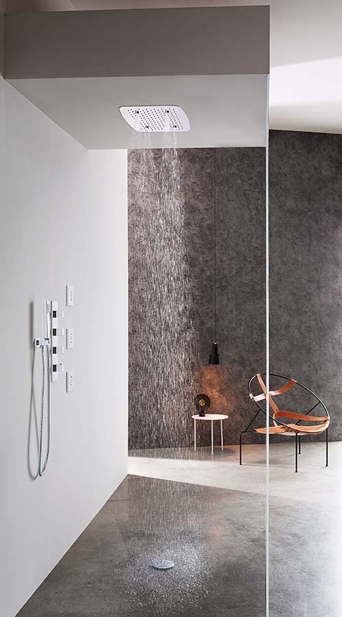 GRAFF ceiling mounted showerhead with mist