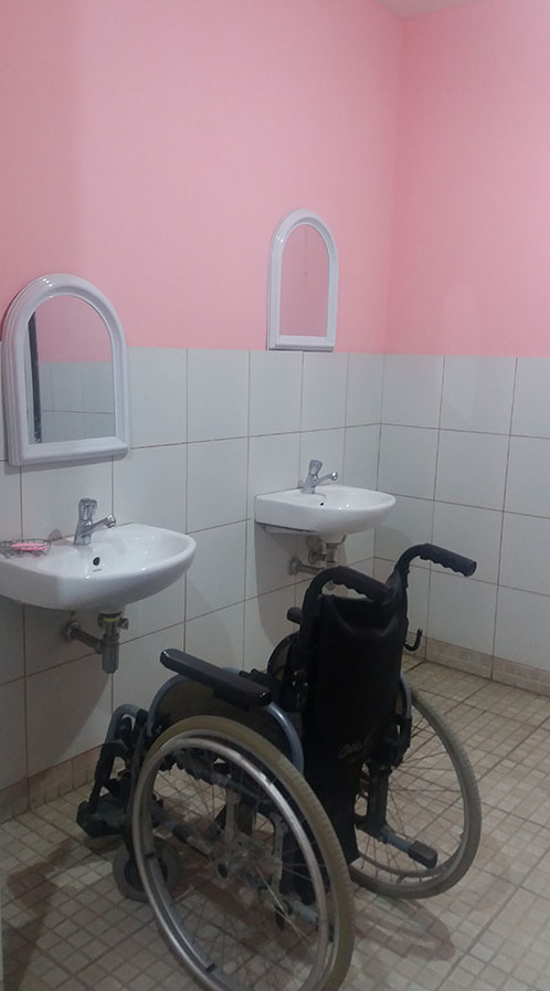 Disabled washroom design