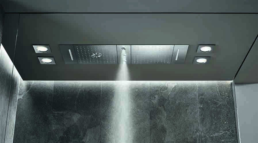 Luxurious shower systems