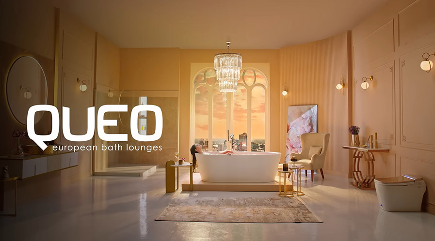 Luxury Bathware Brand, Queo Launches New Campaign – ‘Let Time Wait’