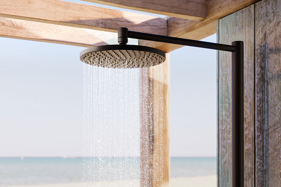 Axor Starck Nature Shower for outdoor designed by Philipe Starck